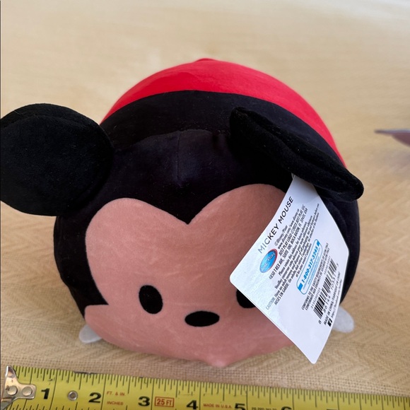 NWT Disney Mickey Mouse Tsum Tsum Plush stackable like squishmallow - Picture 4 of 8
